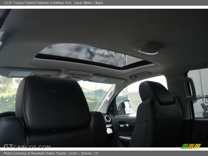 Super White / Black 2015 Toyota Tundra Platinum CrewMax 4x4