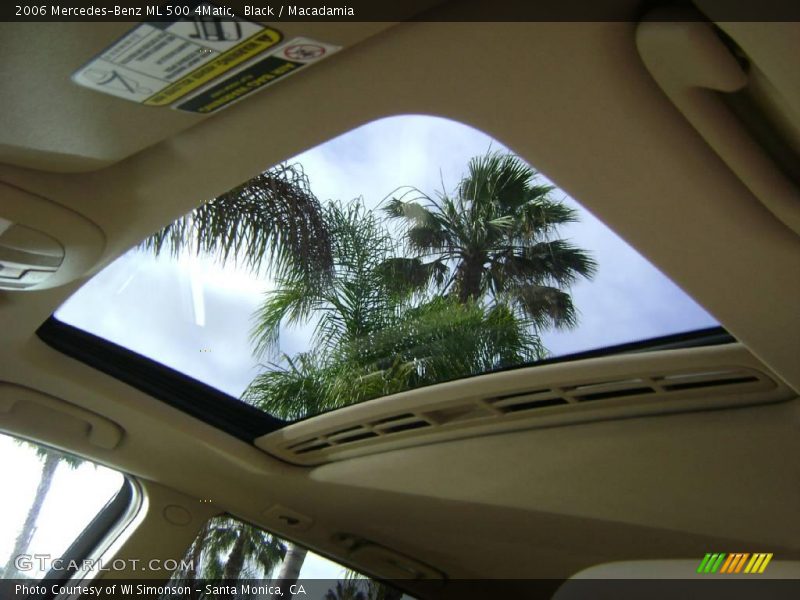 Black / Macadamia 2006 Mercedes-Benz ML 500 4Matic