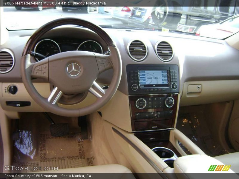 Black / Macadamia 2006 Mercedes-Benz ML 500 4Matic