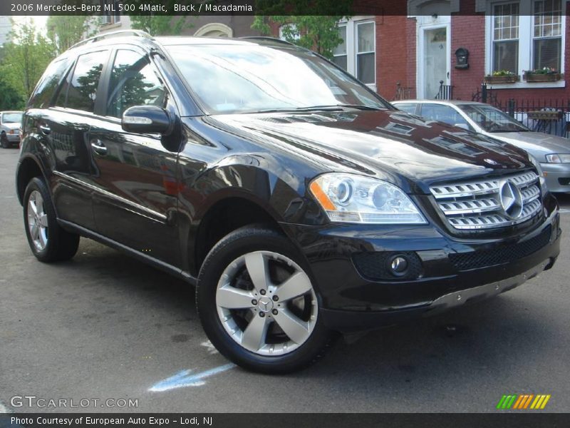 Black / Macadamia 2006 Mercedes-Benz ML 500 4Matic