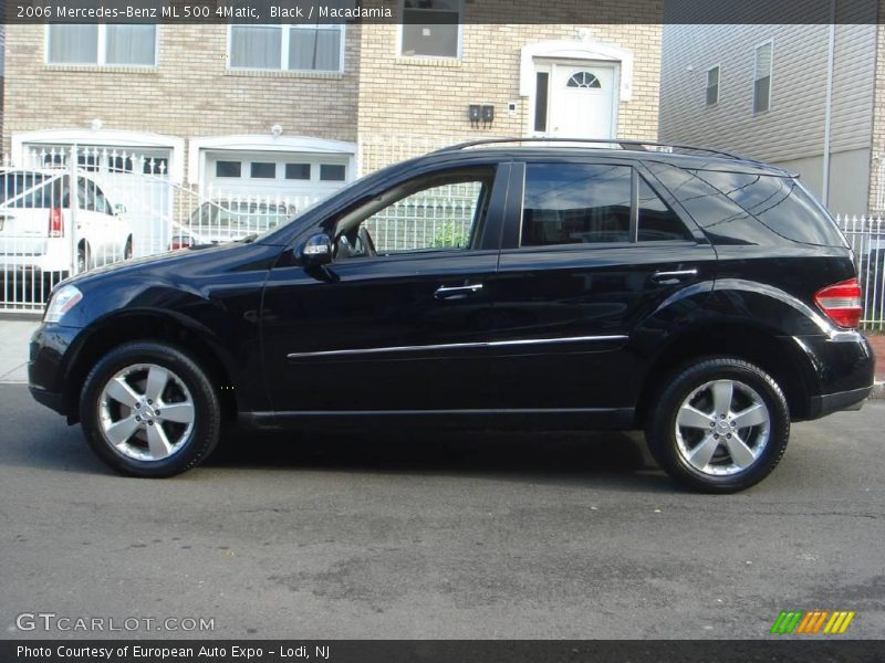 Black / Macadamia 2006 Mercedes-Benz ML 500 4Matic