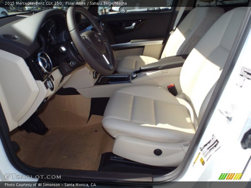 Polar White / Sahara Beige/Mocha 2015 Mercedes-Benz GLK 350