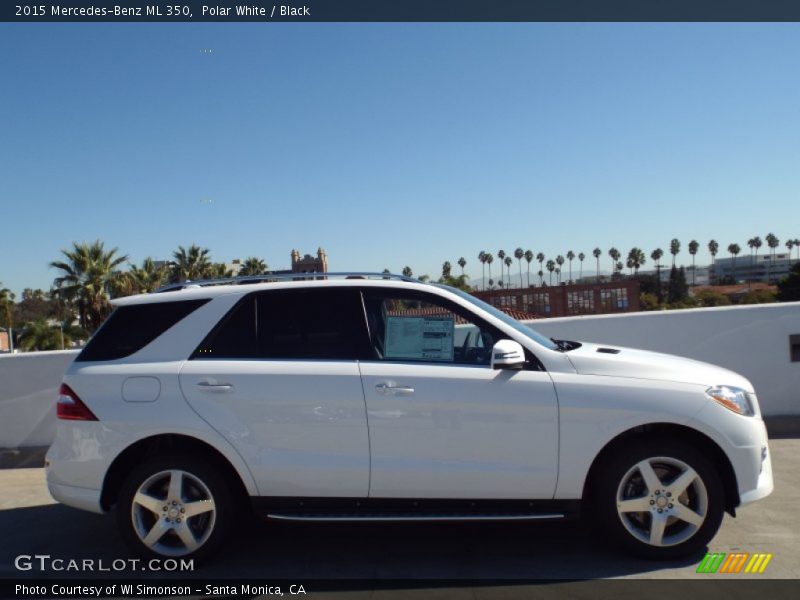 Polar White / Black 2015 Mercedes-Benz ML 350