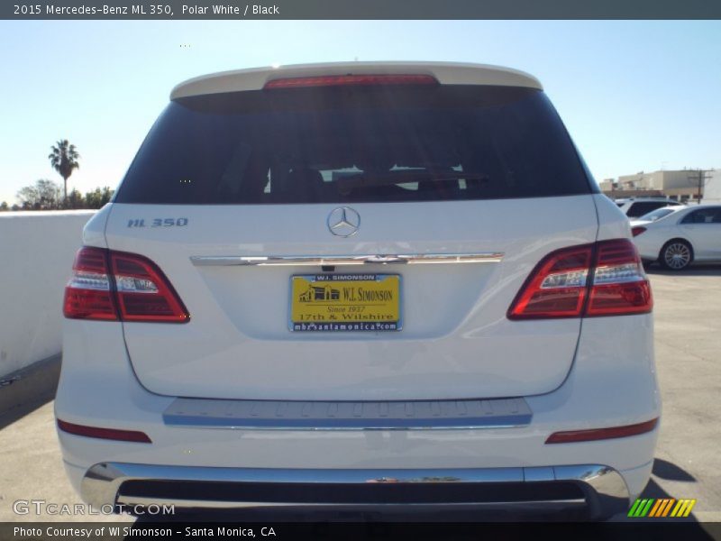 Polar White / Black 2015 Mercedes-Benz ML 350