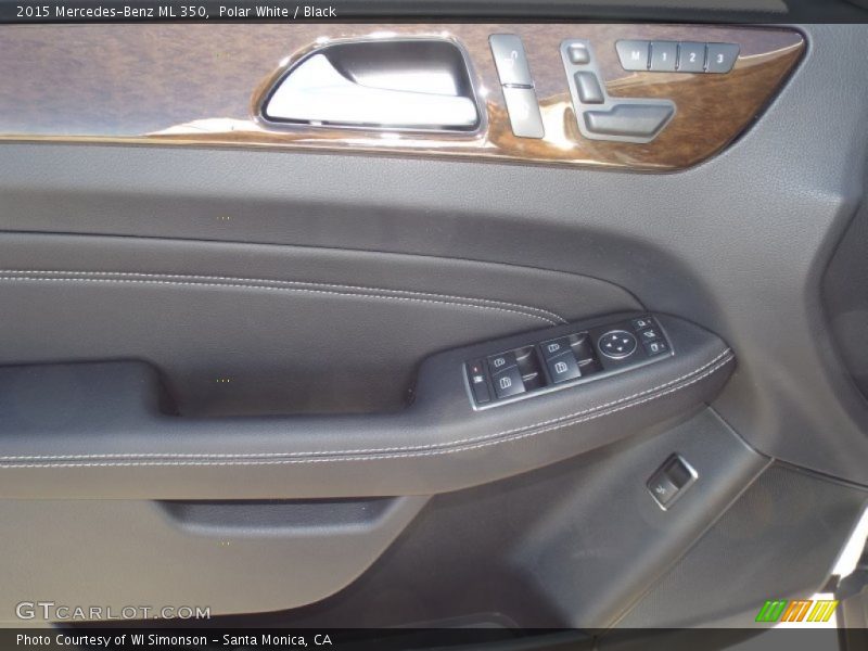 Polar White / Black 2015 Mercedes-Benz ML 350