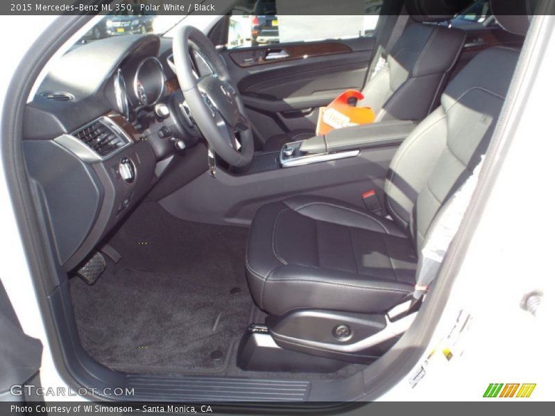 Polar White / Black 2015 Mercedes-Benz ML 350