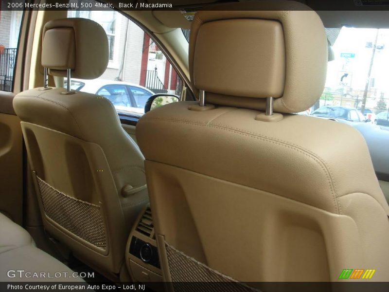 Black / Macadamia 2006 Mercedes-Benz ML 500 4Matic