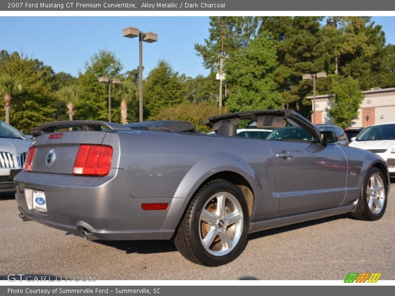 Alloy Metallic / Dark Charcoal 2007 Ford Mustang GT Premium Convertible