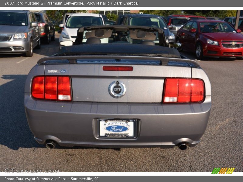 Alloy Metallic / Dark Charcoal 2007 Ford Mustang GT Premium Convertible