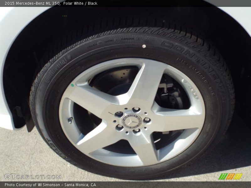 Polar White / Black 2015 Mercedes-Benz ML 350