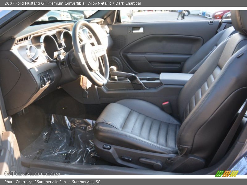 Alloy Metallic / Dark Charcoal 2007 Ford Mustang GT Premium Convertible