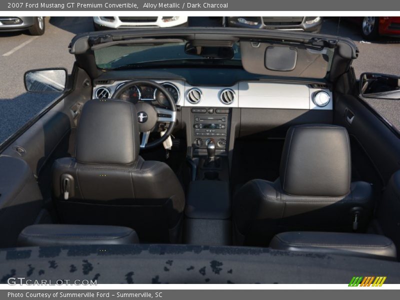 Alloy Metallic / Dark Charcoal 2007 Ford Mustang GT Premium Convertible