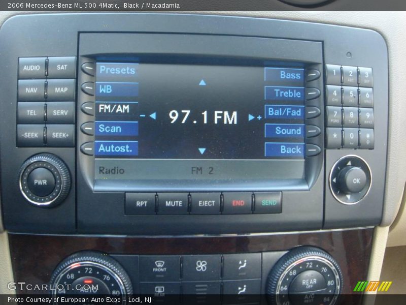 Black / Macadamia 2006 Mercedes-Benz ML 500 4Matic