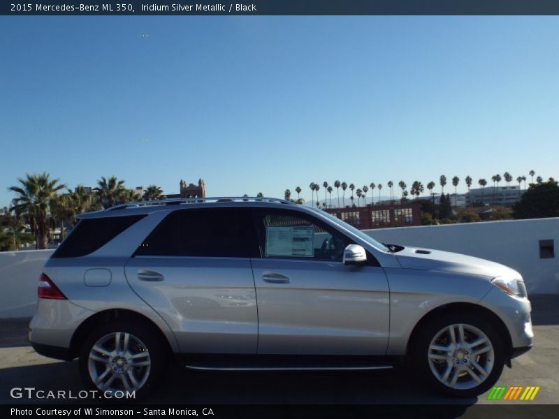 Iridium Silver Metallic / Black 2015 Mercedes-Benz ML 350