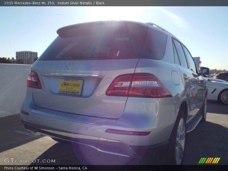 Iridium Silver Metallic / Black 2015 Mercedes-Benz ML 350