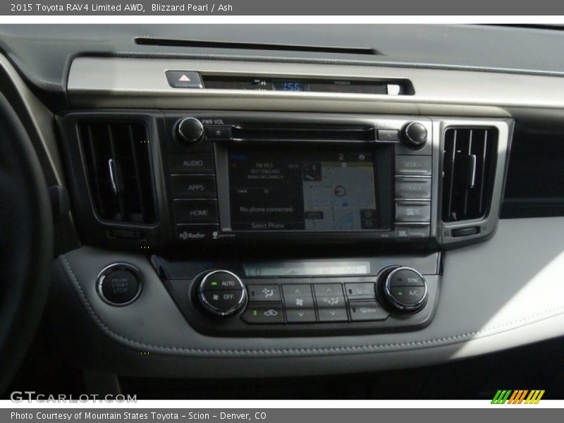 Blizzard Pearl / Ash 2015 Toyota RAV4 Limited AWD
