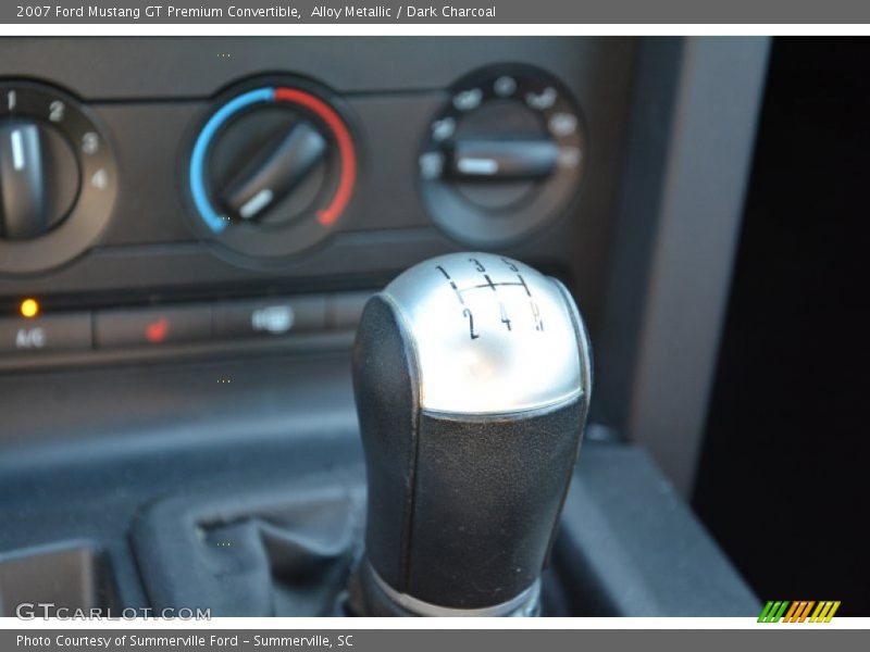 Alloy Metallic / Dark Charcoal 2007 Ford Mustang GT Premium Convertible
