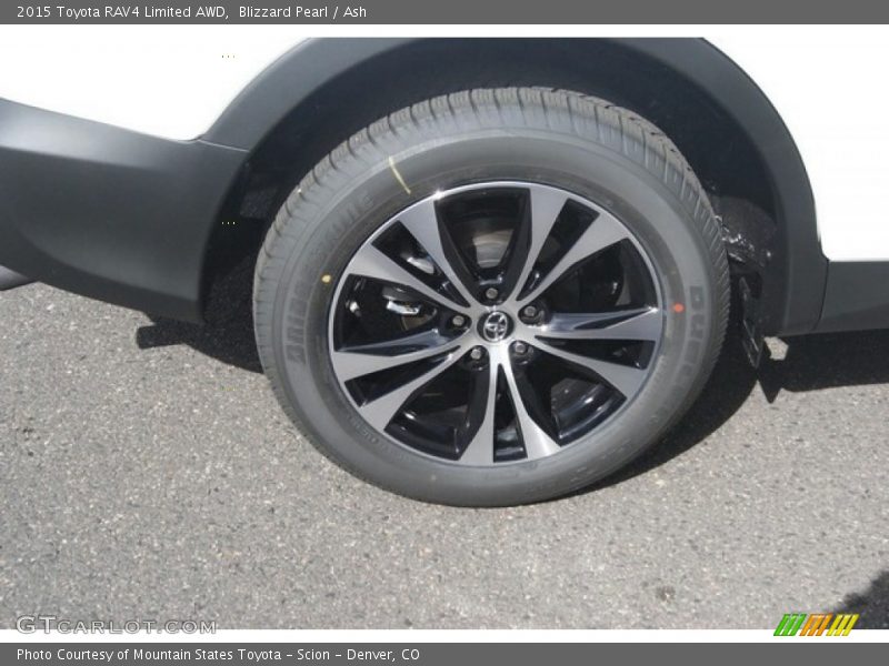 Blizzard Pearl / Ash 2015 Toyota RAV4 Limited AWD