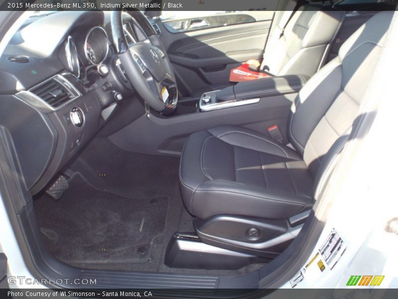 Iridium Silver Metallic / Black 2015 Mercedes-Benz ML 350