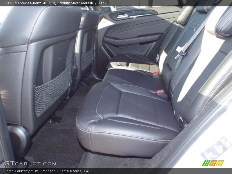 Iridium Silver Metallic / Black 2015 Mercedes-Benz ML 350