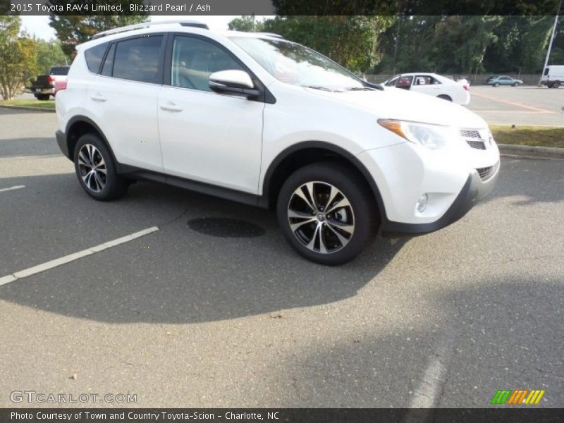 Blizzard Pearl / Ash 2015 Toyota RAV4 Limited