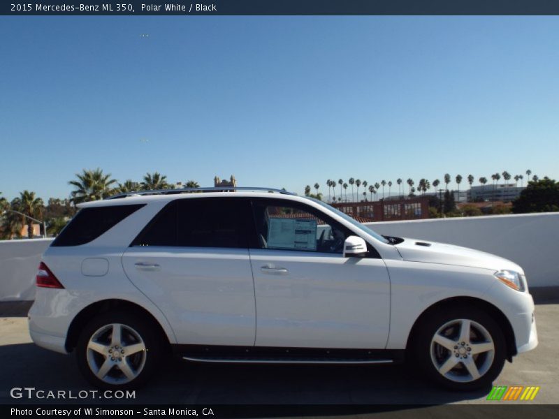 Polar White / Black 2015 Mercedes-Benz ML 350