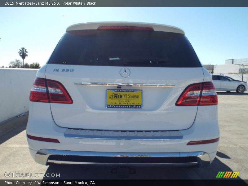 Polar White / Black 2015 Mercedes-Benz ML 350