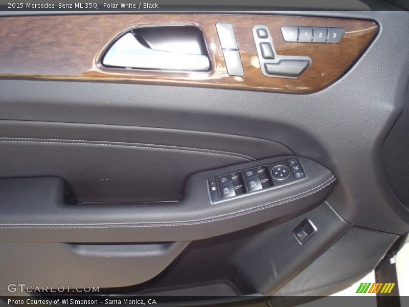 Polar White / Black 2015 Mercedes-Benz ML 350