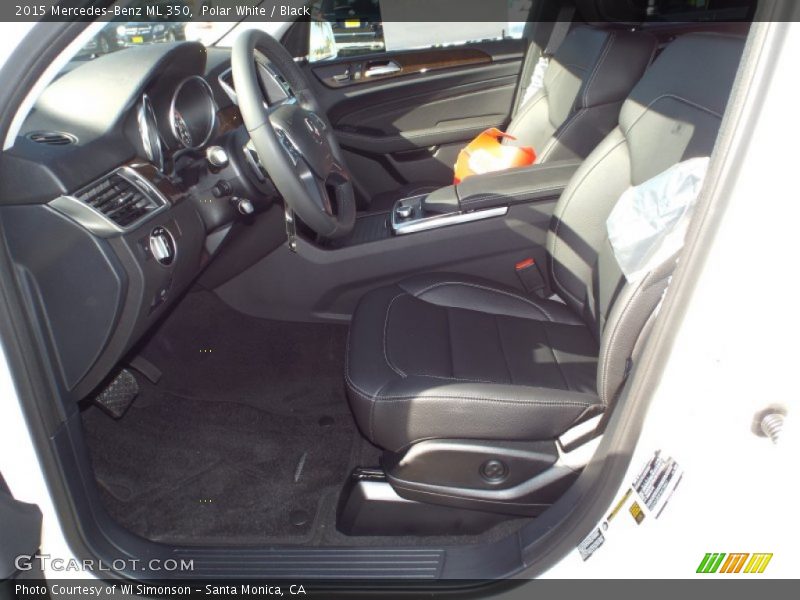 Polar White / Black 2015 Mercedes-Benz ML 350