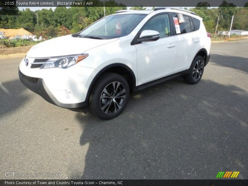 Blizzard Pearl / Ash 2015 Toyota RAV4 Limited