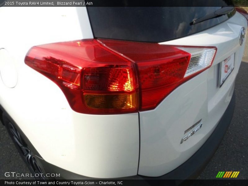 Blizzard Pearl / Ash 2015 Toyota RAV4 Limited