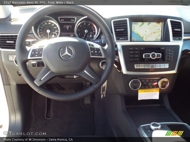 Polar White / Black 2015 Mercedes-Benz ML 350