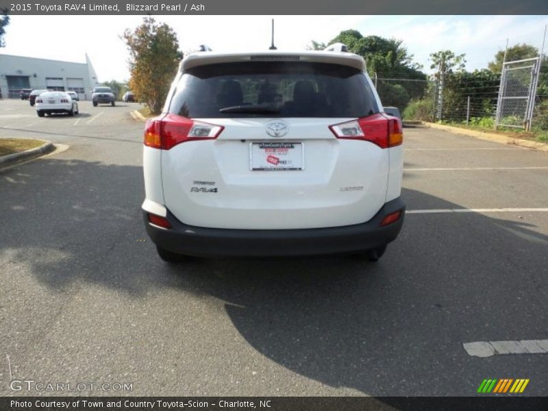 Blizzard Pearl / Ash 2015 Toyota RAV4 Limited