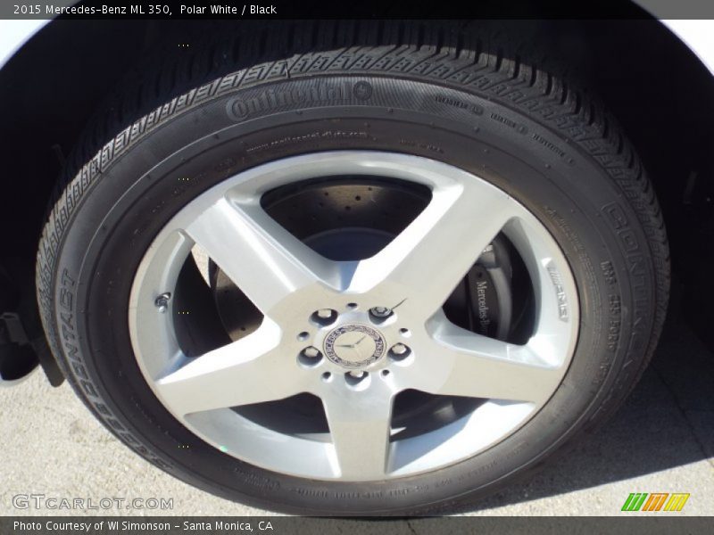 Polar White / Black 2015 Mercedes-Benz ML 350