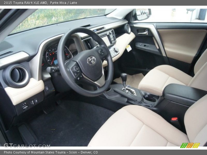 Pyrite Mica / Latte 2015 Toyota RAV4 XLE AWD