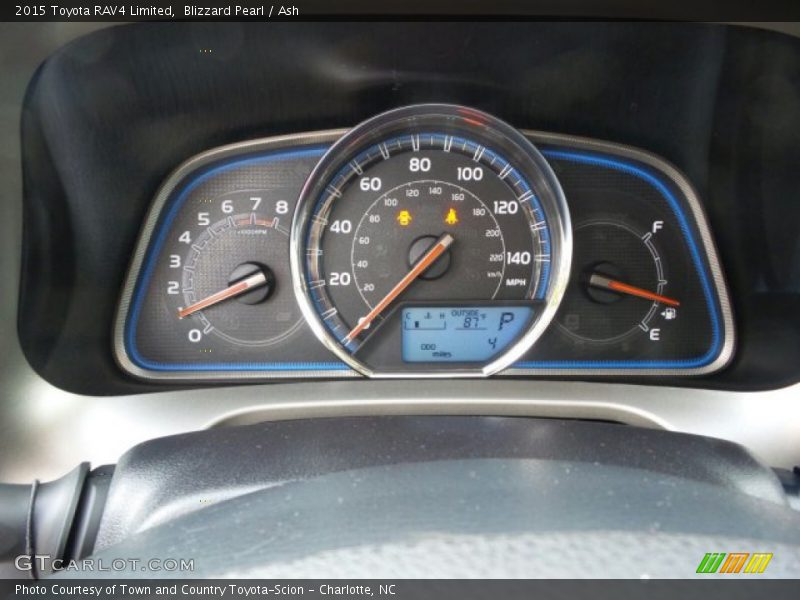 Blizzard Pearl / Ash 2015 Toyota RAV4 Limited