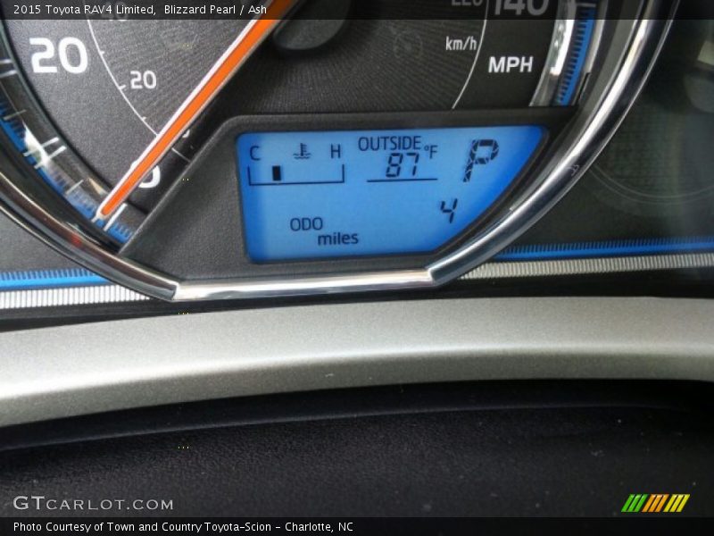Blizzard Pearl / Ash 2015 Toyota RAV4 Limited