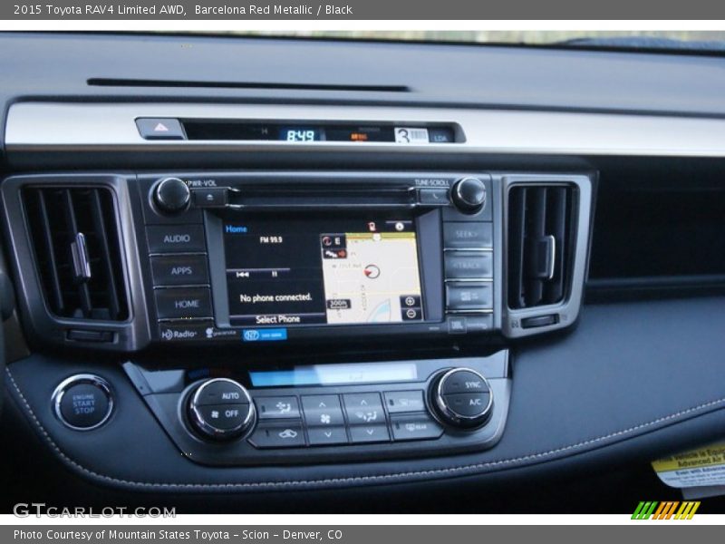 Barcelona Red Metallic / Black 2015 Toyota RAV4 Limited AWD
