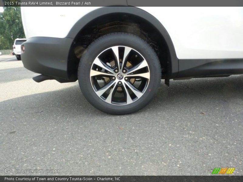 Blizzard Pearl / Ash 2015 Toyota RAV4 Limited