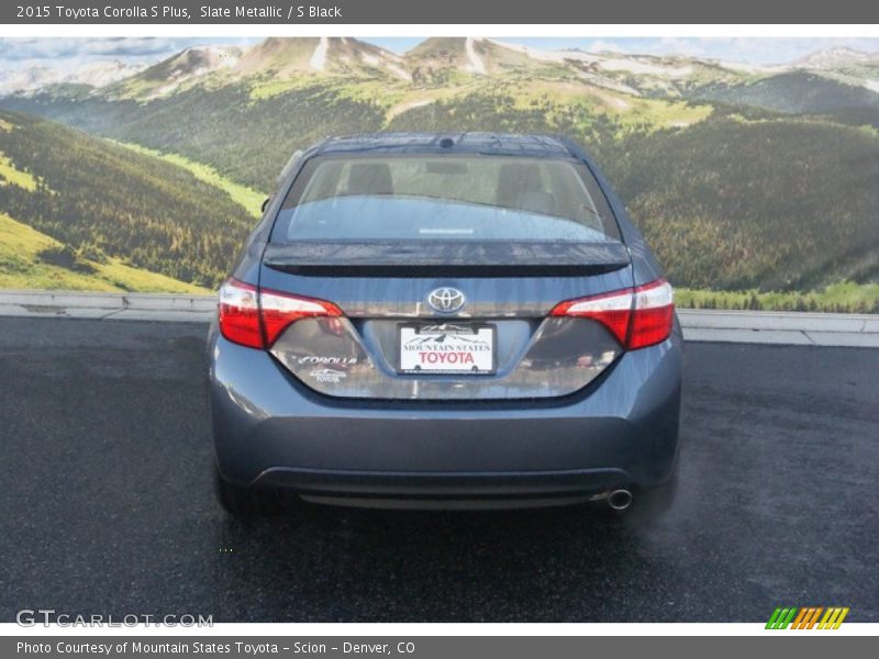 Slate Metallic / S Black 2015 Toyota Corolla S Plus