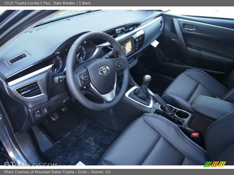 Slate Metallic / S Black 2015 Toyota Corolla S Plus