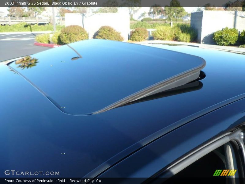 Black Obsidian / Graphite 2003 Infiniti G 35 Sedan