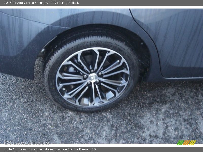 Slate Metallic / S Black 2015 Toyota Corolla S Plus