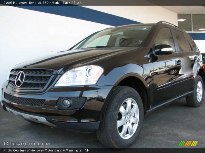 Black / Black 2006 Mercedes-Benz ML 350 4Matic