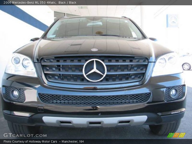 Black / Black 2006 Mercedes-Benz ML 350 4Matic