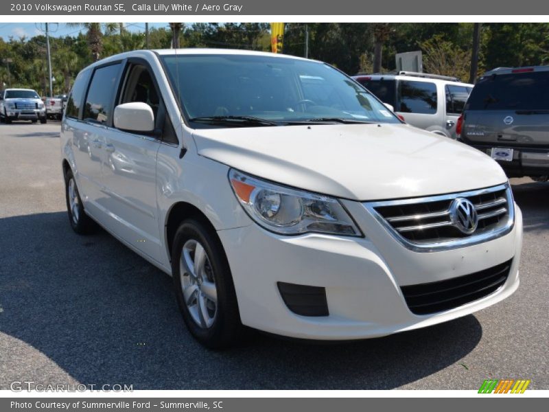 Calla Lilly White / Aero Gray 2010 Volkswagen Routan SE