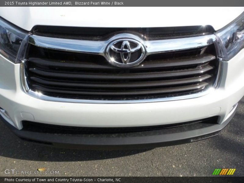 Blizzard Pearl White / Black 2015 Toyota Highlander Limited AWD