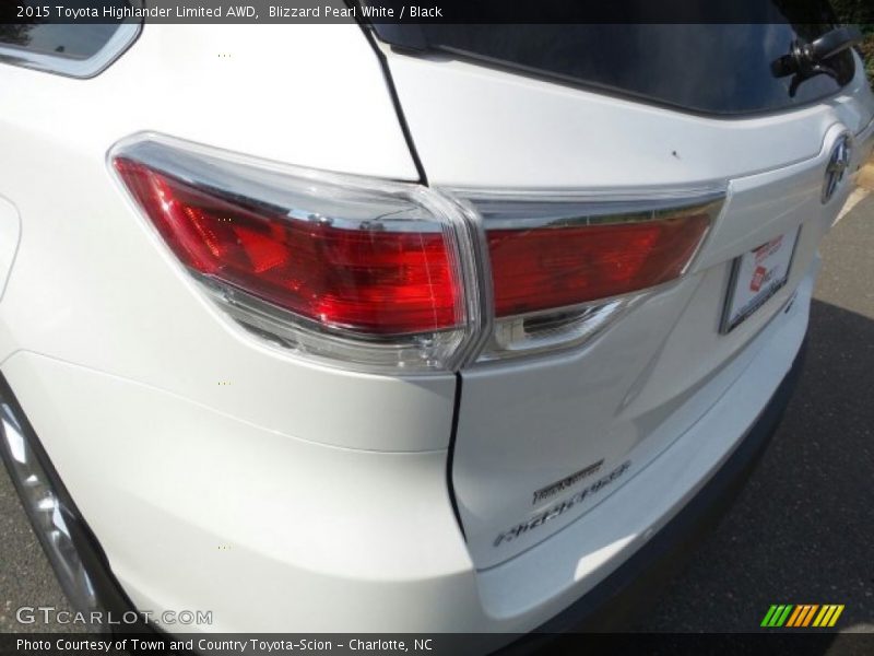 Blizzard Pearl White / Black 2015 Toyota Highlander Limited AWD