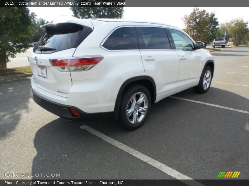 Blizzard Pearl White / Black 2015 Toyota Highlander Limited AWD