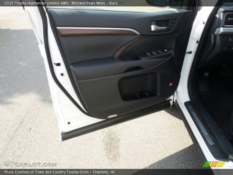 Blizzard Pearl White / Black 2015 Toyota Highlander Limited AWD